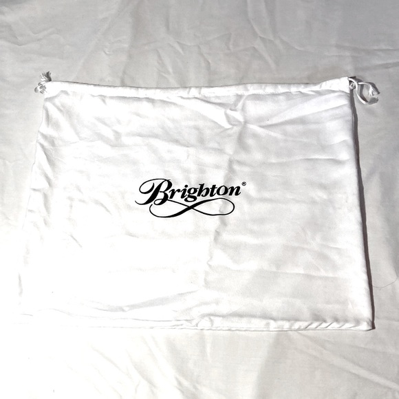 BRIGHTON Large Purse or Shoe Dust Cover with Drawstring White 20.5 x 16.5 in - Picture 2 of 10